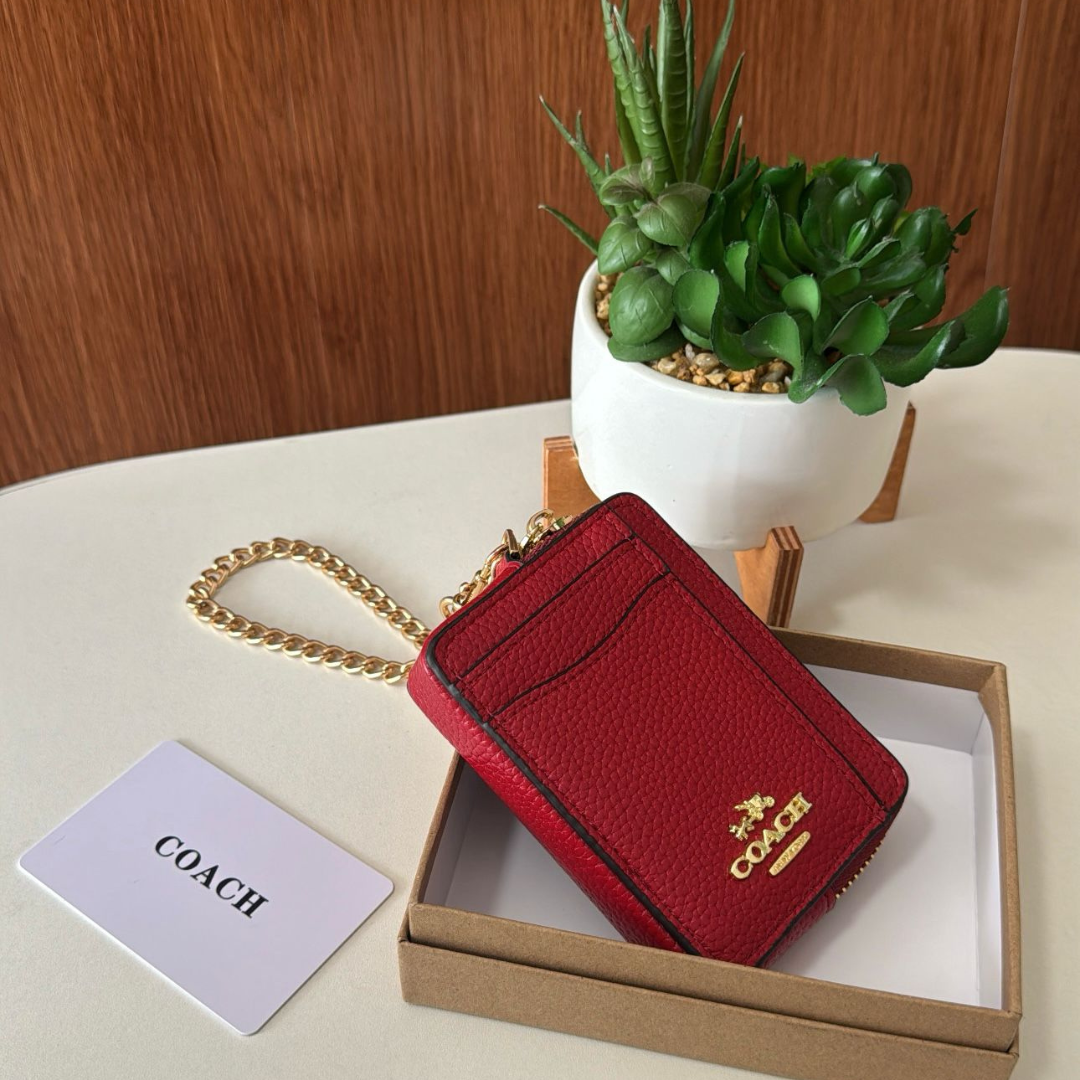 COACH ZIP CARD CASE