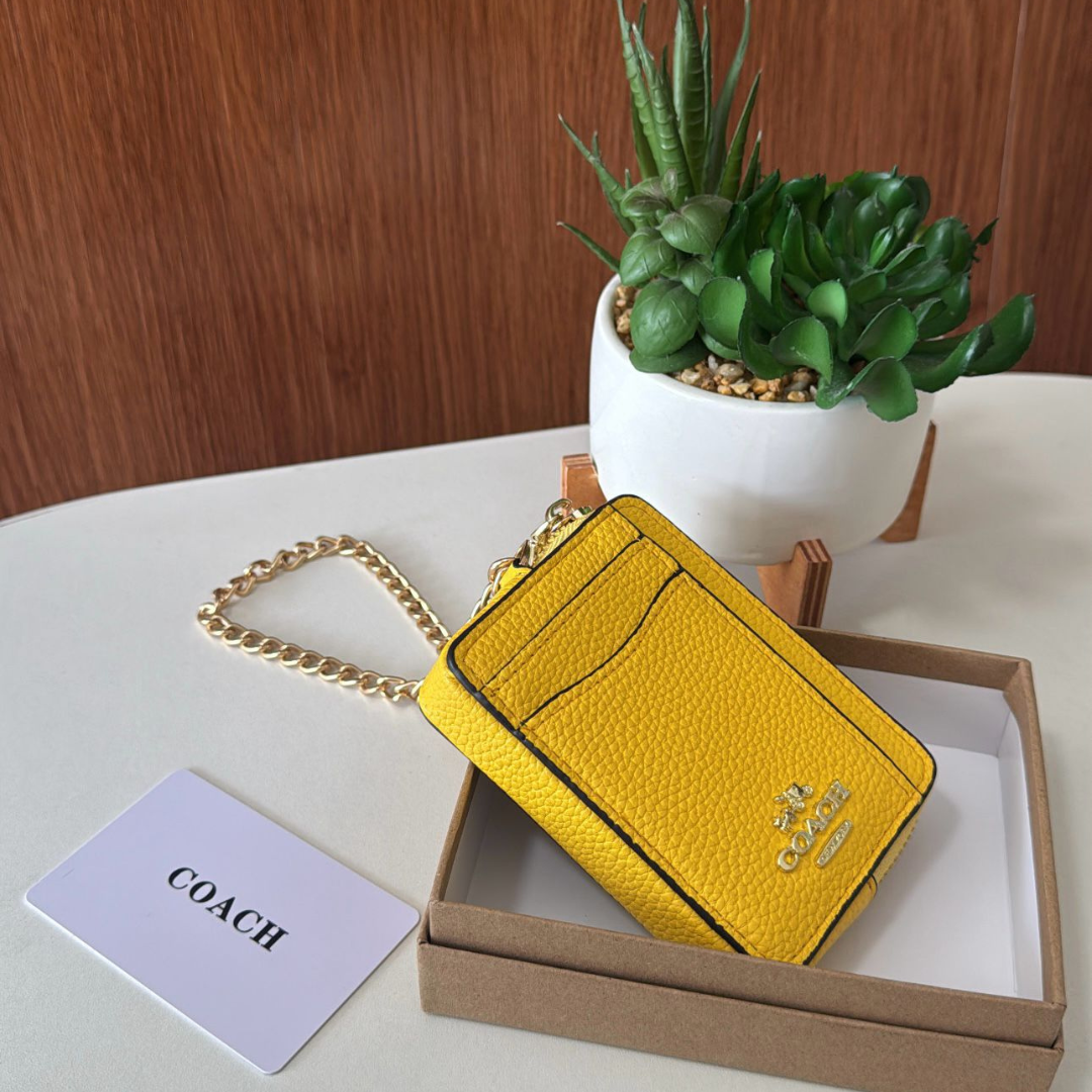 COACH ZIP CARD CASE