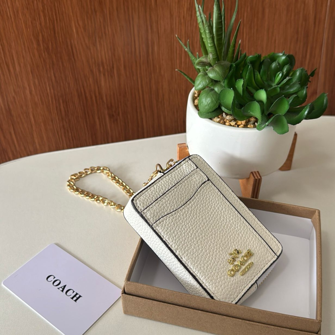 COACH ZIP CARD CASE