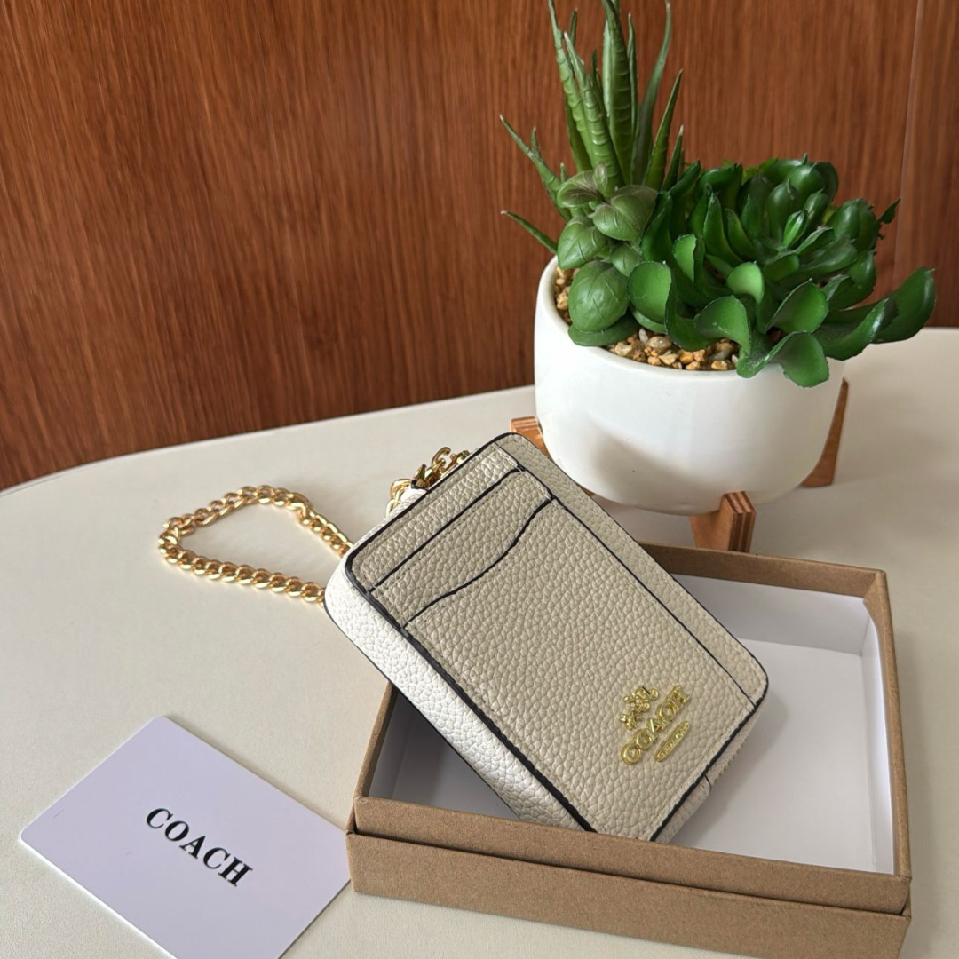 COACH ZIP CARD CASE