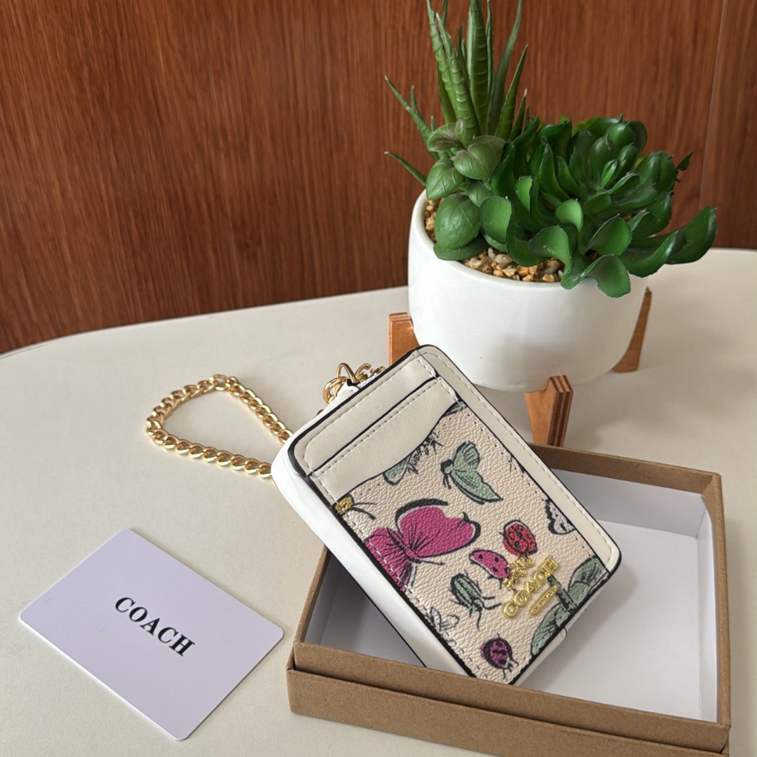 COACH ZIP CARD CASE