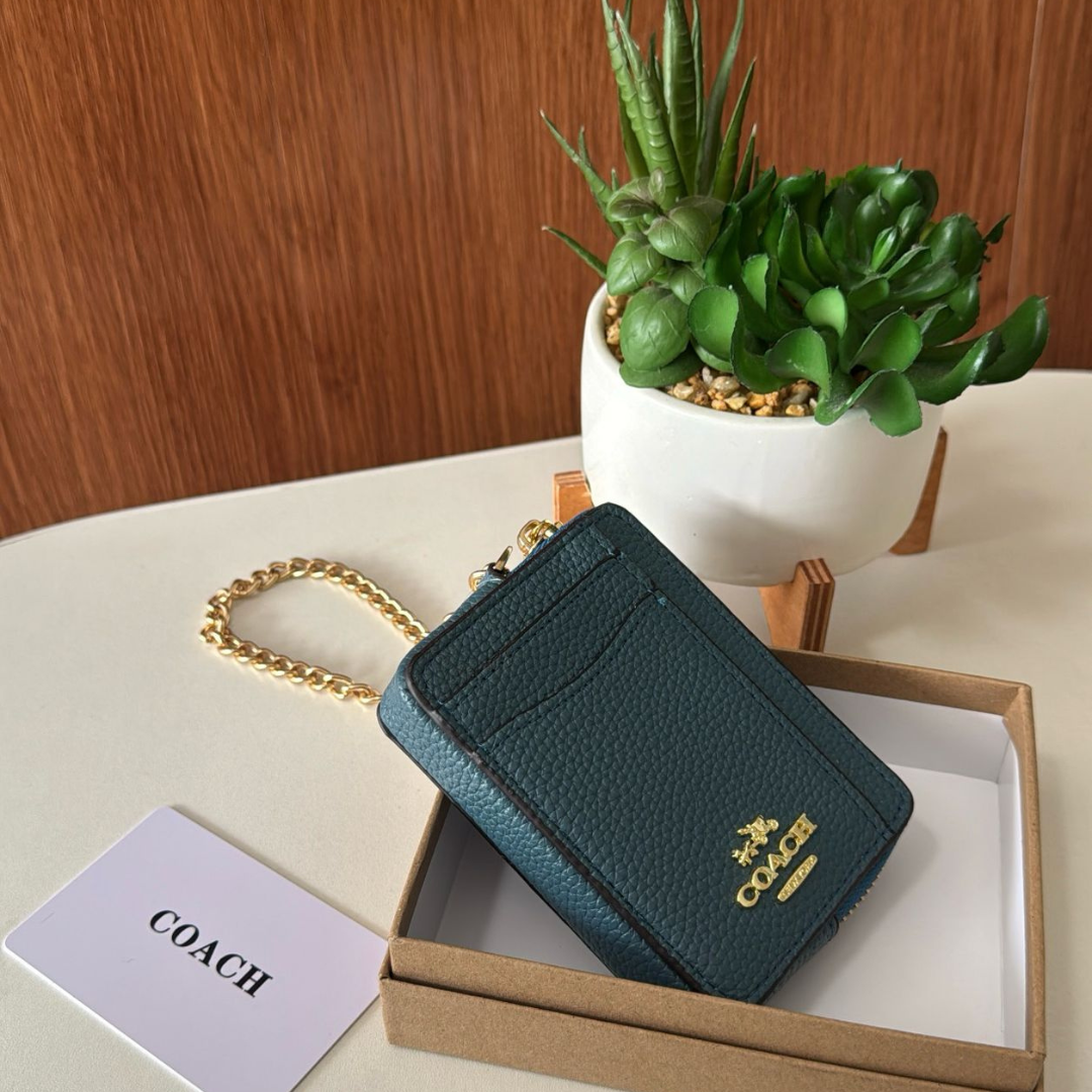 COACH ZIP CARD CASE