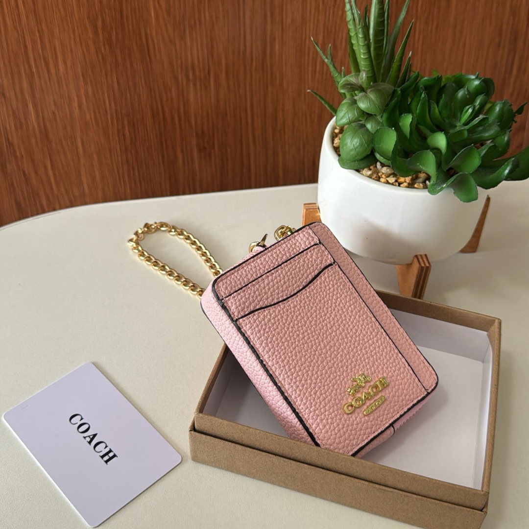 COACH ZIP CARD CASE