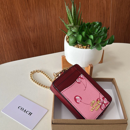 COACH ZIP CARD CASE