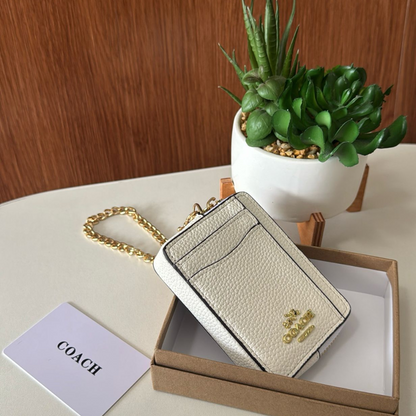 COACH ZIP CARD CASE