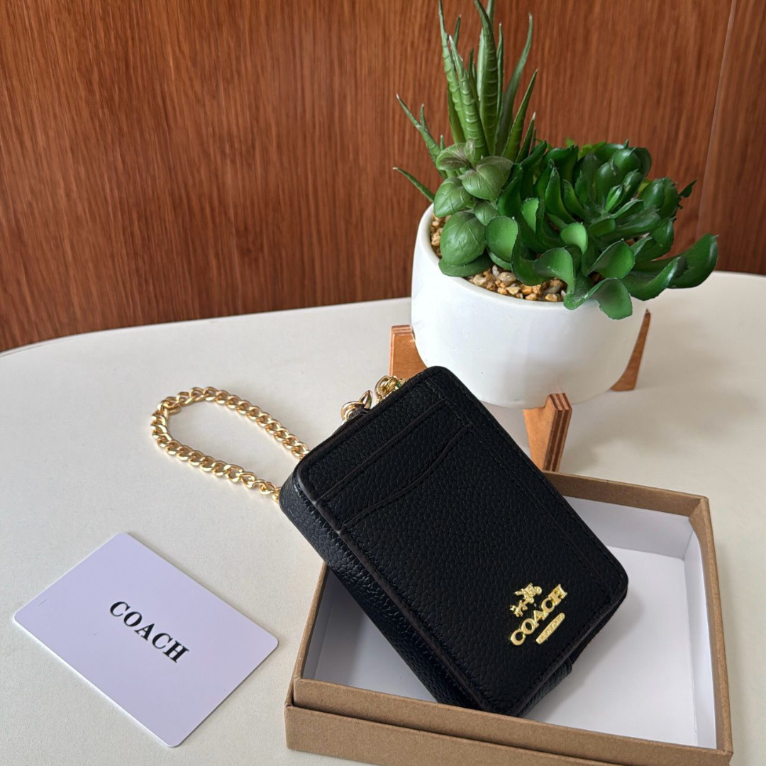 COACH ZIP CARD CASE